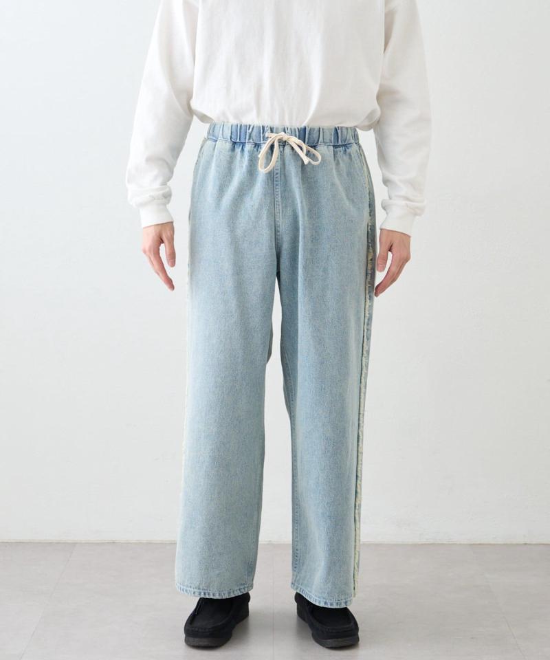 【SOUNDS GOOOOD】デニムフリンジワイドパンツ