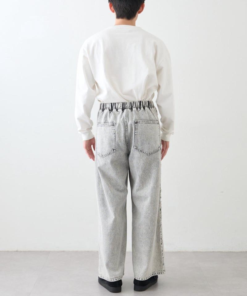 【SOUNDS GOOOOD】デニムフリンジワイドパンツ