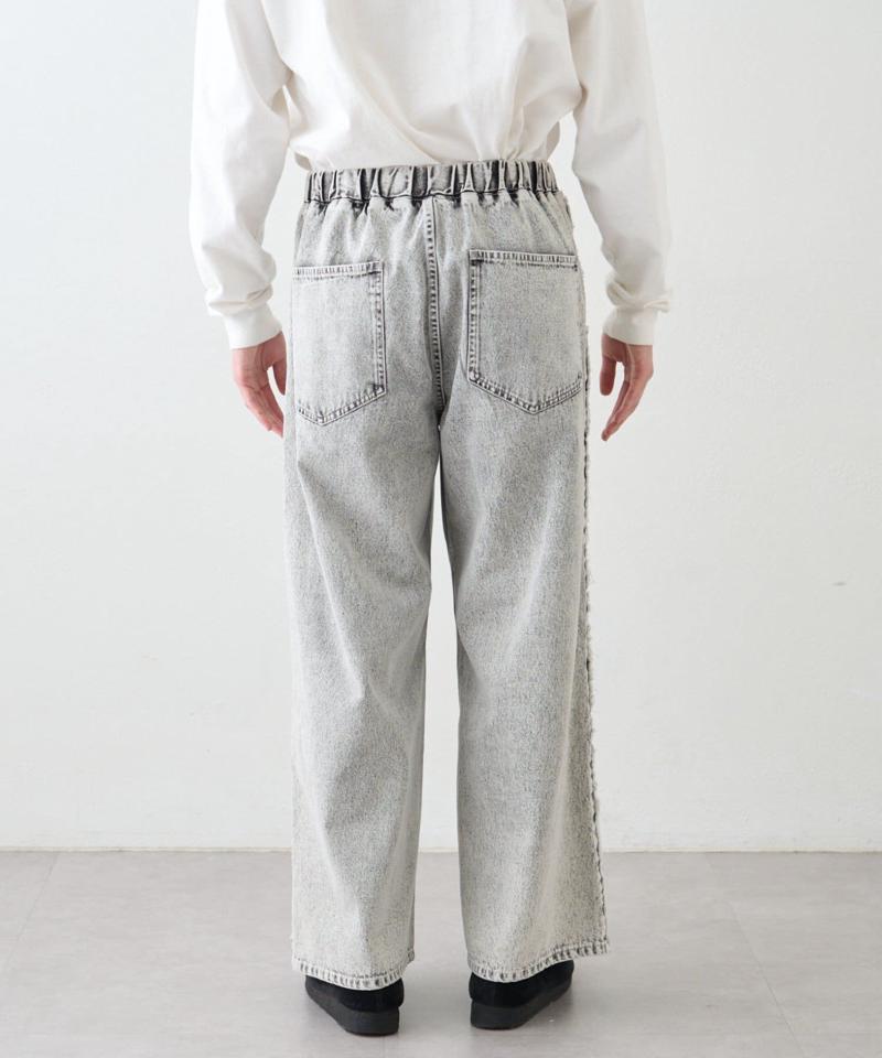 【SOUNDS GOOOOD】デニムフリンジワイドパンツ