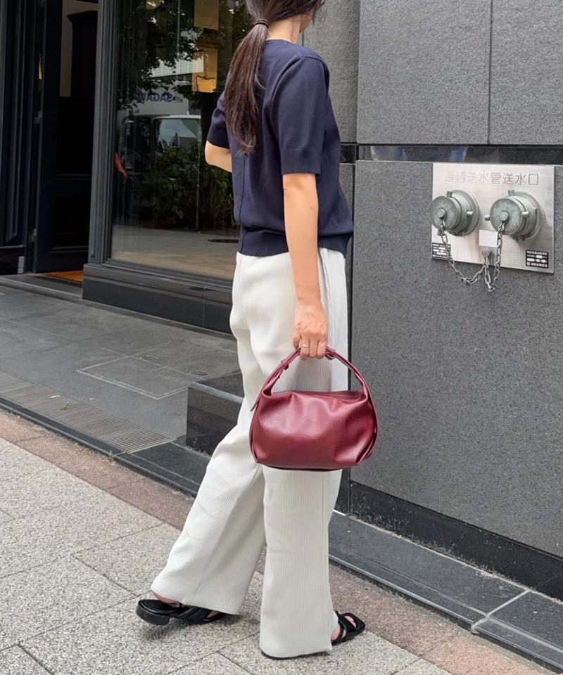 【マイナス3キロ見え/3サイズ展開】すっきりシルエットリブパンツ