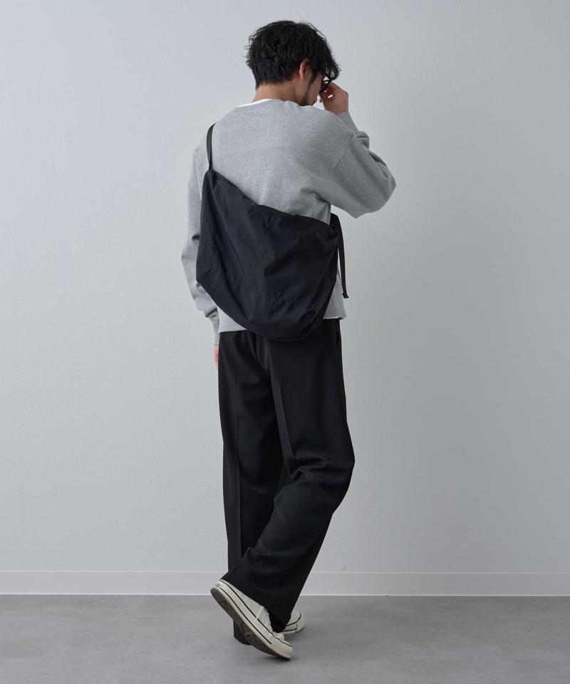 【UNISEX/超軽量150g】ソフトナイロンショルダーバッグ
