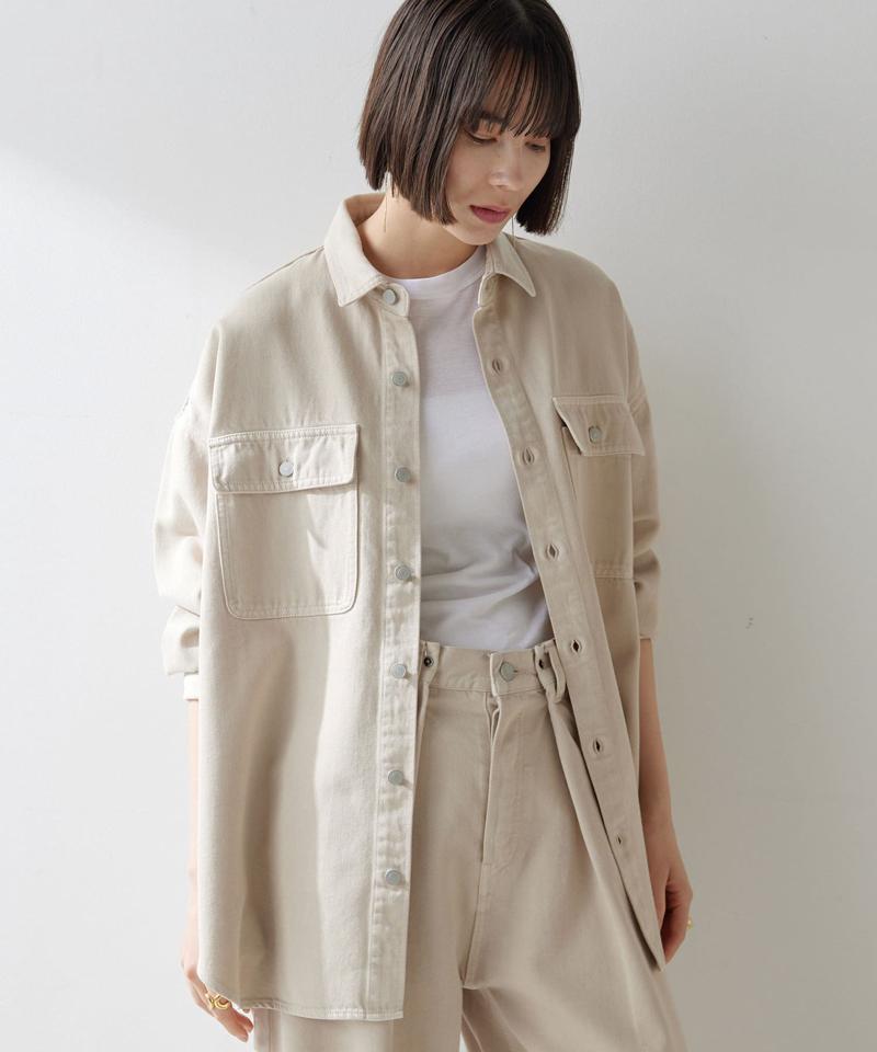 ドロップデニムシャツ