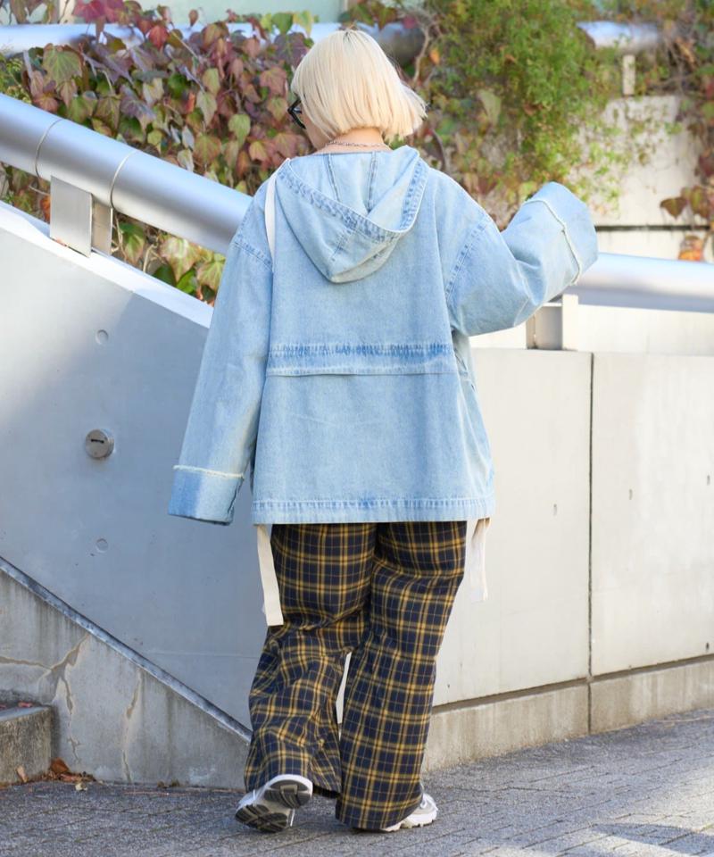 【SOUNDS GOOOOD 】デニムアノラックパーカー