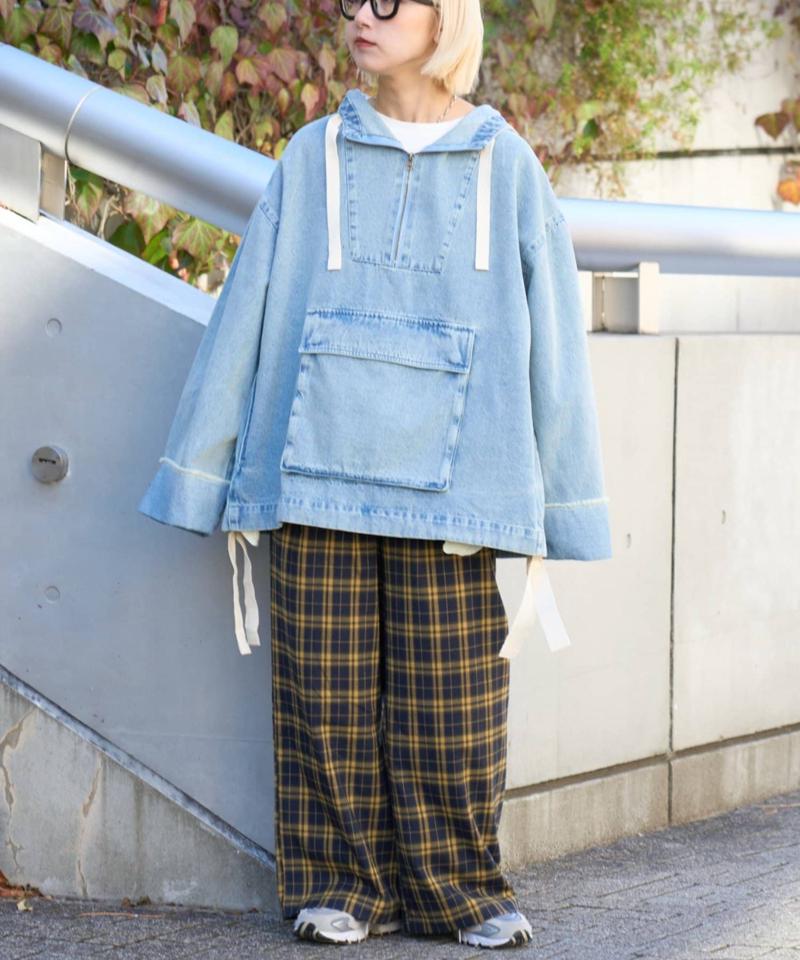 【SOUNDS GOOOOD 】デニムアノラックパーカー