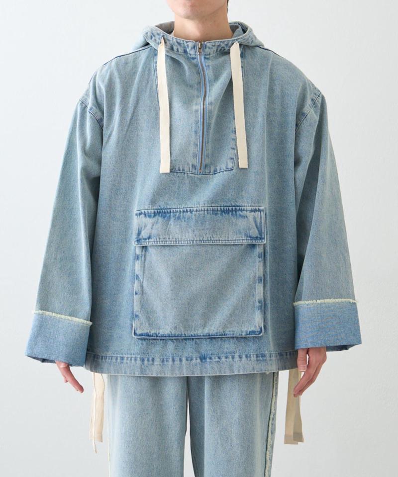 【SOUNDS GOOOOD 】デニムアノラックパーカー
