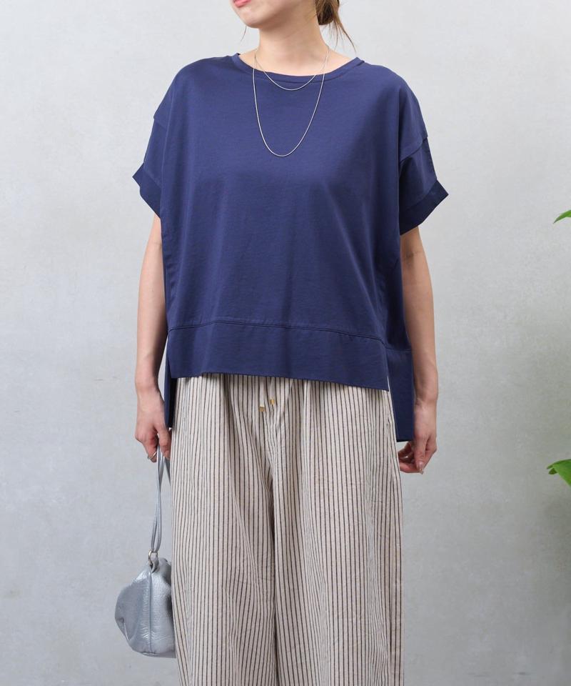 【累計7000枚突破】【サラサラ素材で涼しく着れる】ビッグ変形Tシャツ