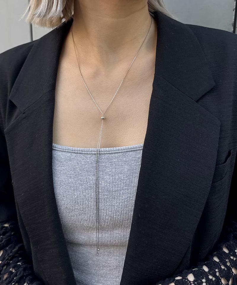 スライダーチェーンネックレス