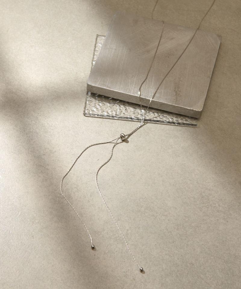 スライダーチェーンネックレス