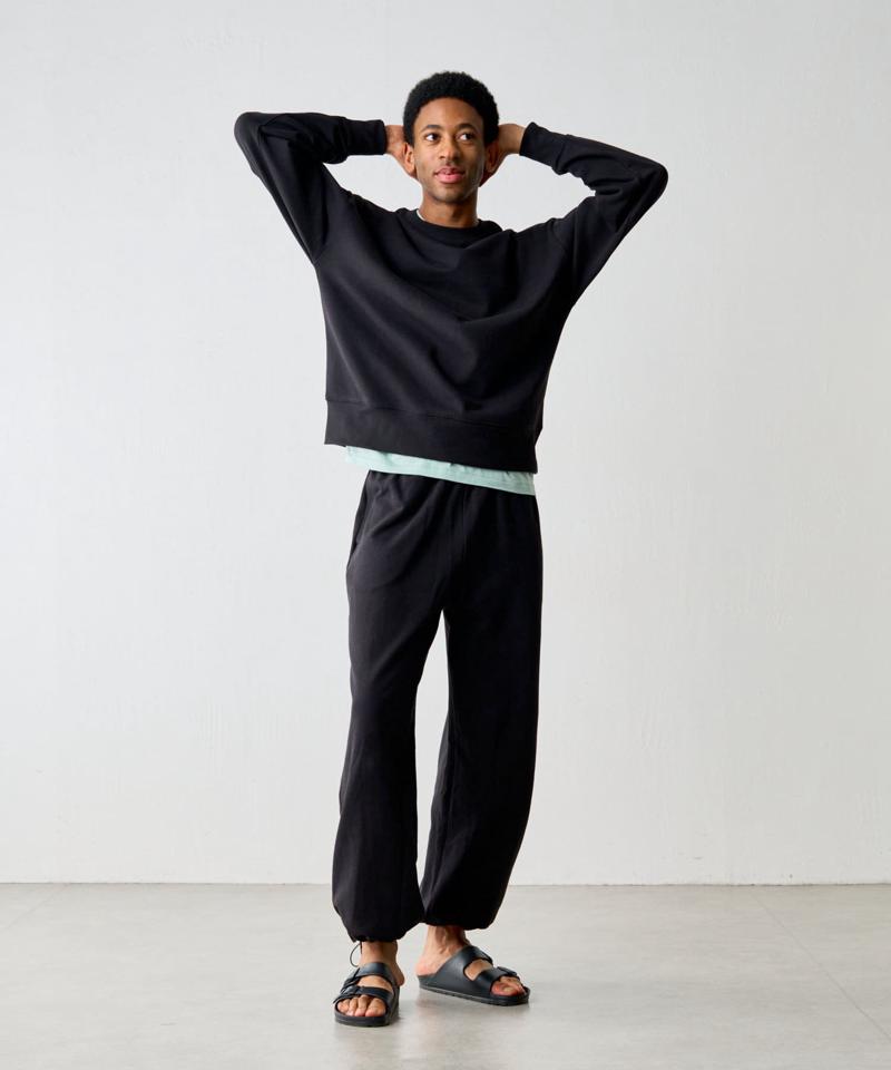 【BASIC LINE/UNISEX】フレンチテリースウェットプルオーバー