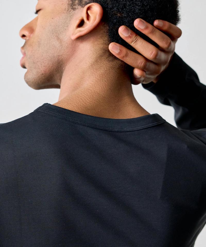 【BASIC LINE/UNISEX】コットンスムースロングスリーブTシャツ