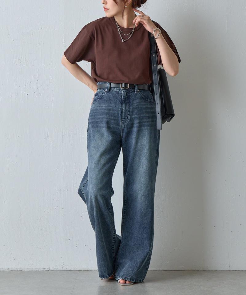 【BASIC LINE】32/2コットンテディTシャツ