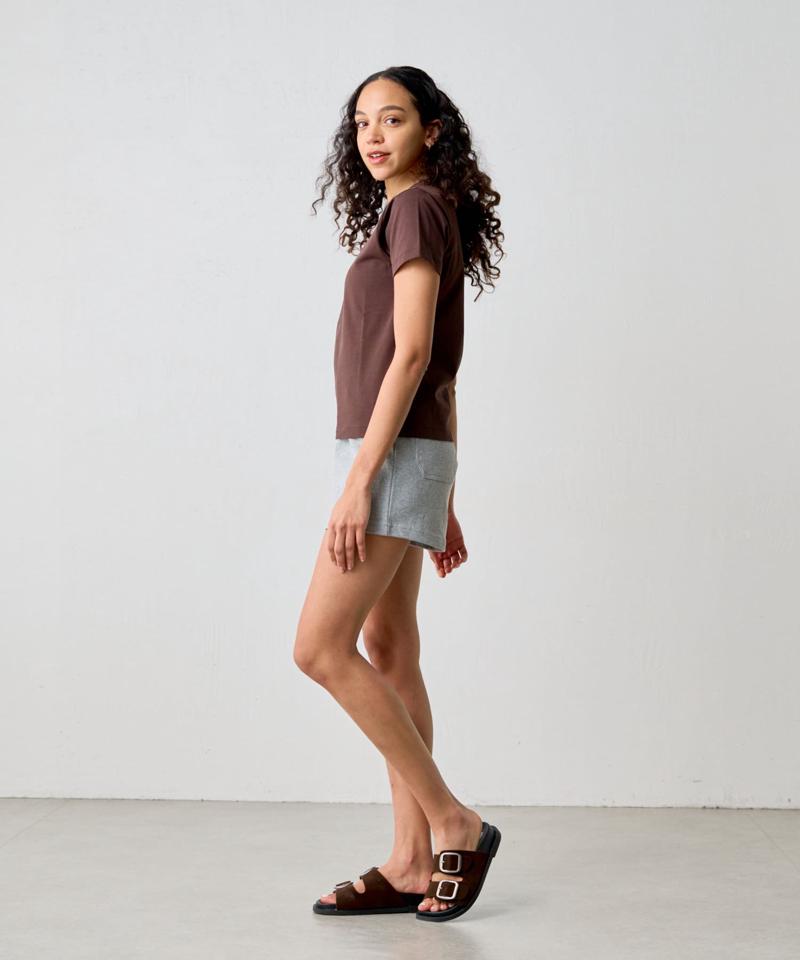 【BASIC LINE】32/2コットンテディTシャツ