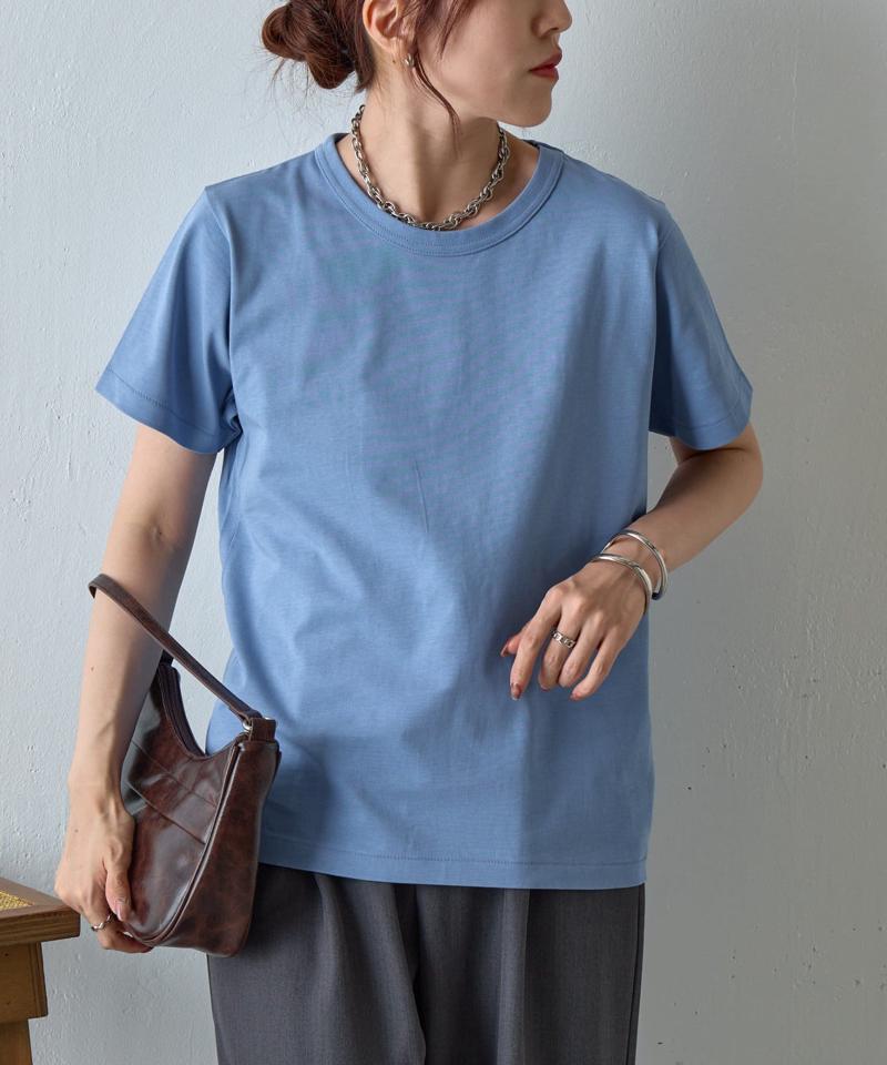【BASIC LINE】32/2コットンテディTシャツ