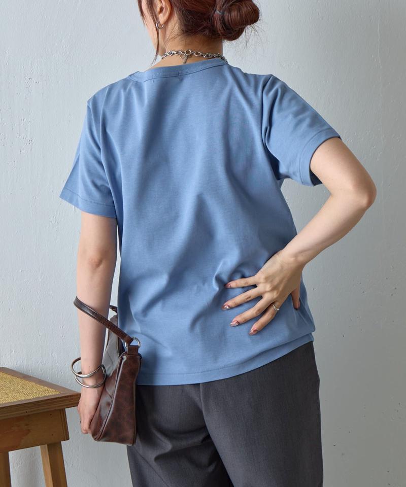 【BASIC LINE】32/2コットンテディTシャツ