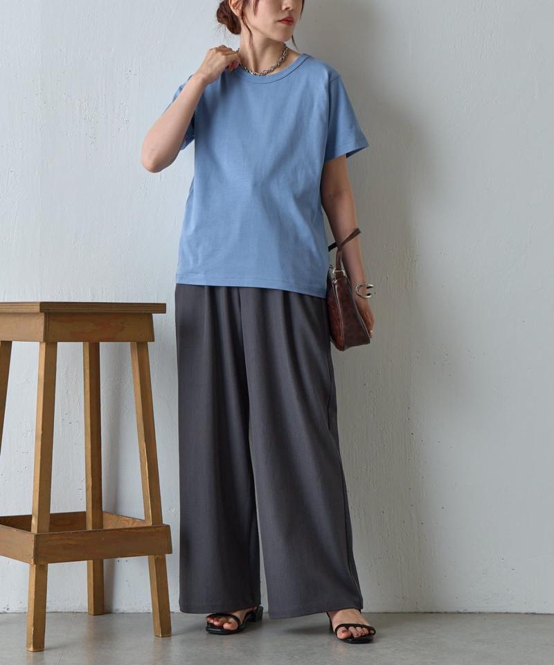 【BASIC LINE】32/2コットンテディTシャツ