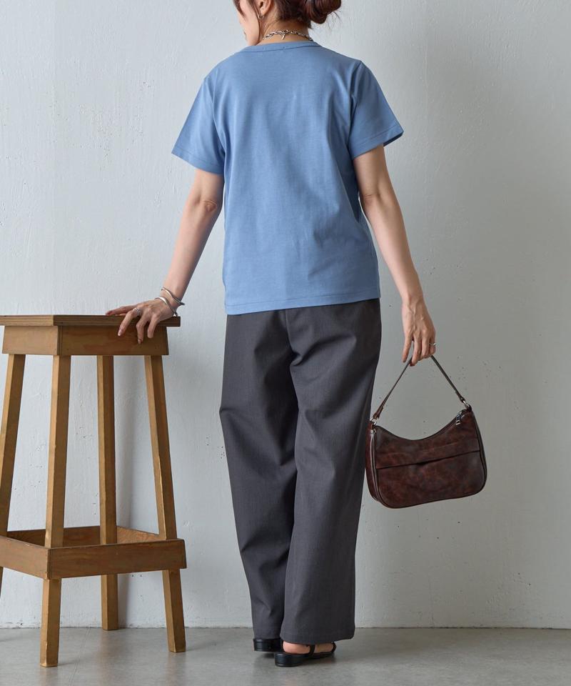 【BASIC LINE】32/2コットンテディTシャツ