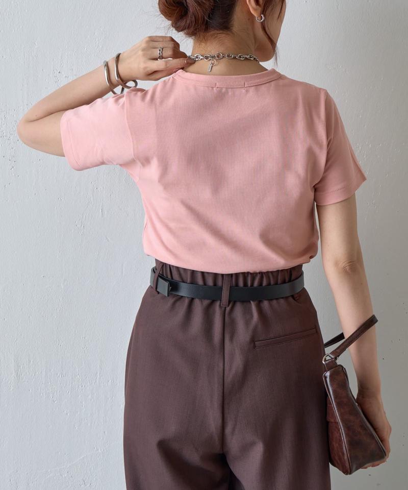 【BASIC LINE】32/2コットンテディTシャツ