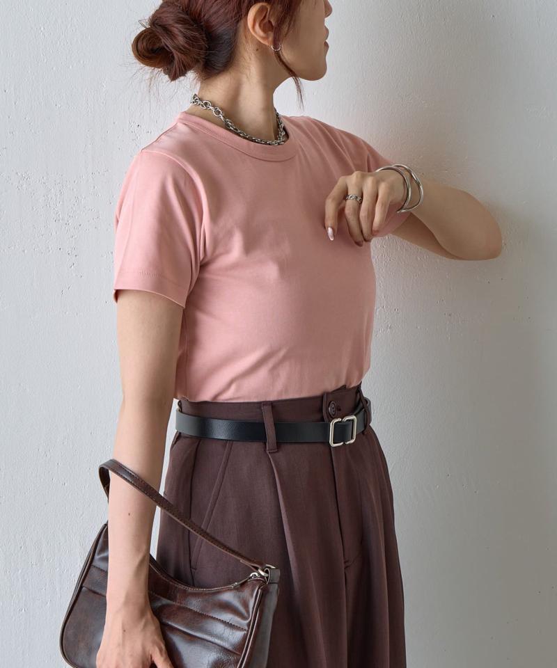 【BASIC LINE】32/2コットンテディTシャツ