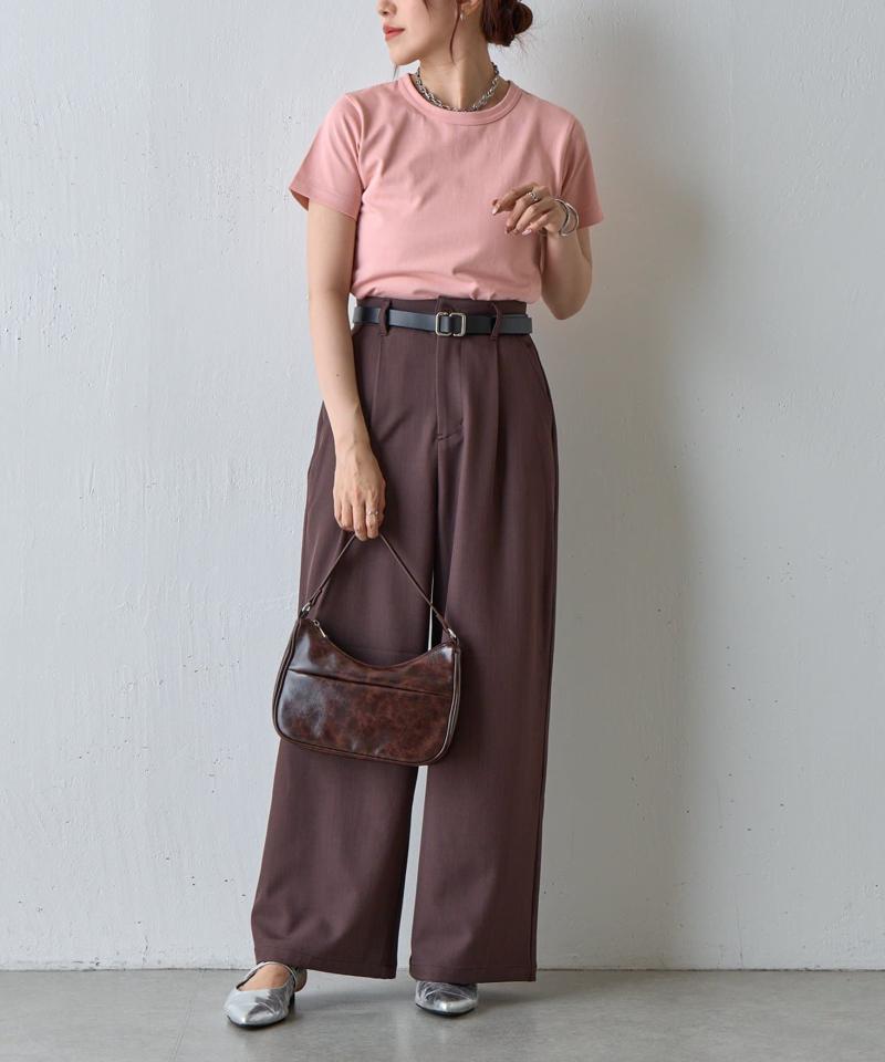 【BASIC LINE】32/2コットンテディTシャツ