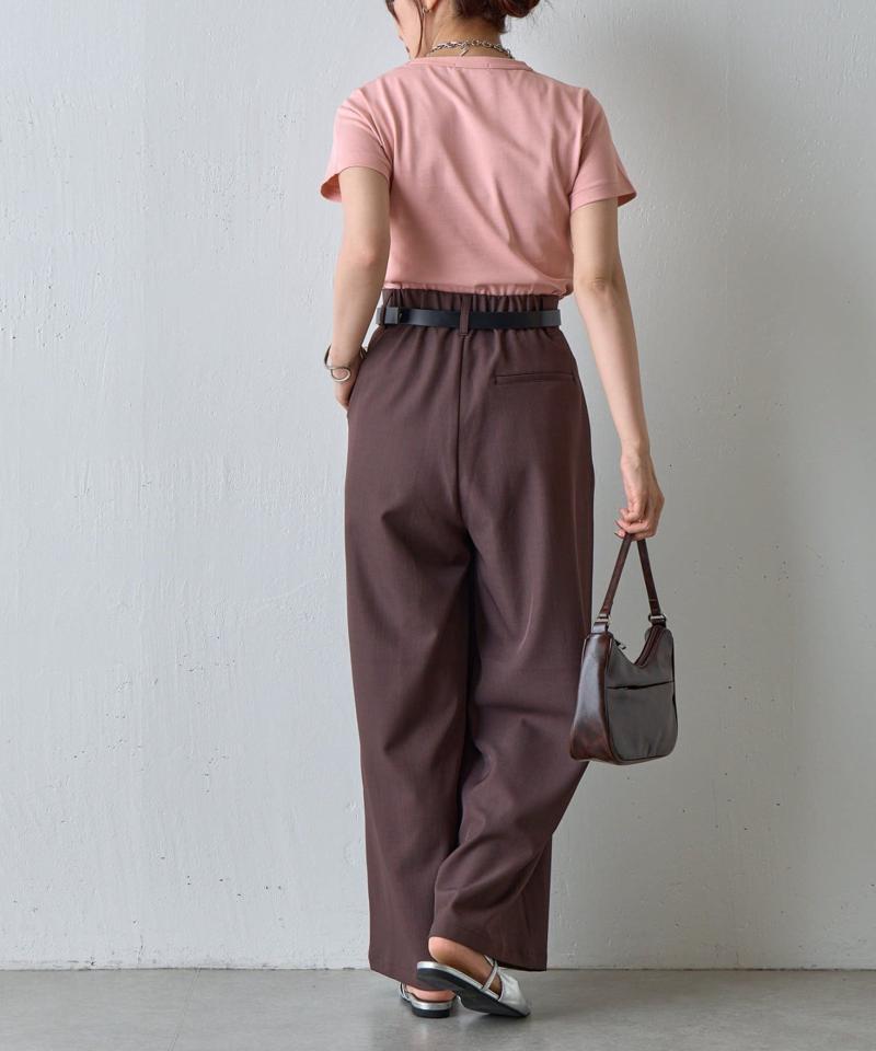 【BASIC LINE】32/2コットンテディTシャツ