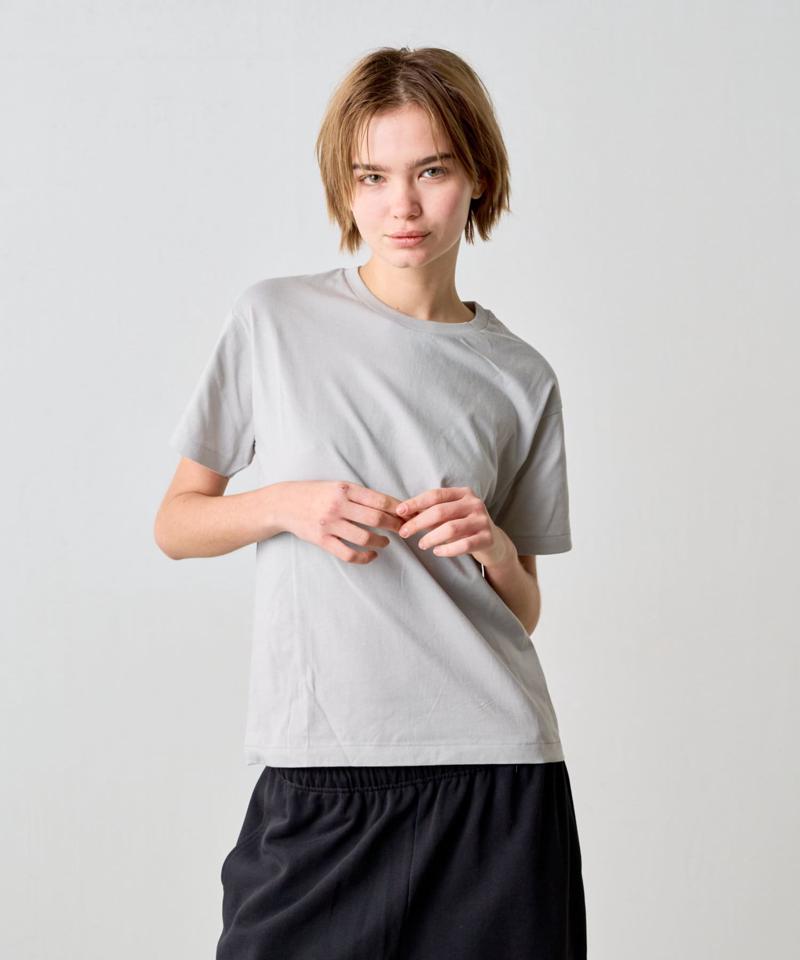 【動画あり/UNISEX/8色展開】ラウンドボディコットンTシャツ