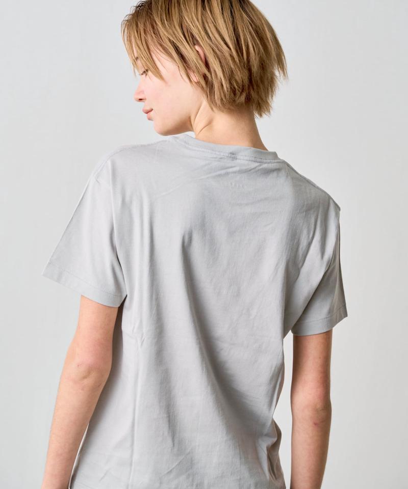 【動画あり/UNISEX/8色展開】ラウンドボディコットンTシャツ