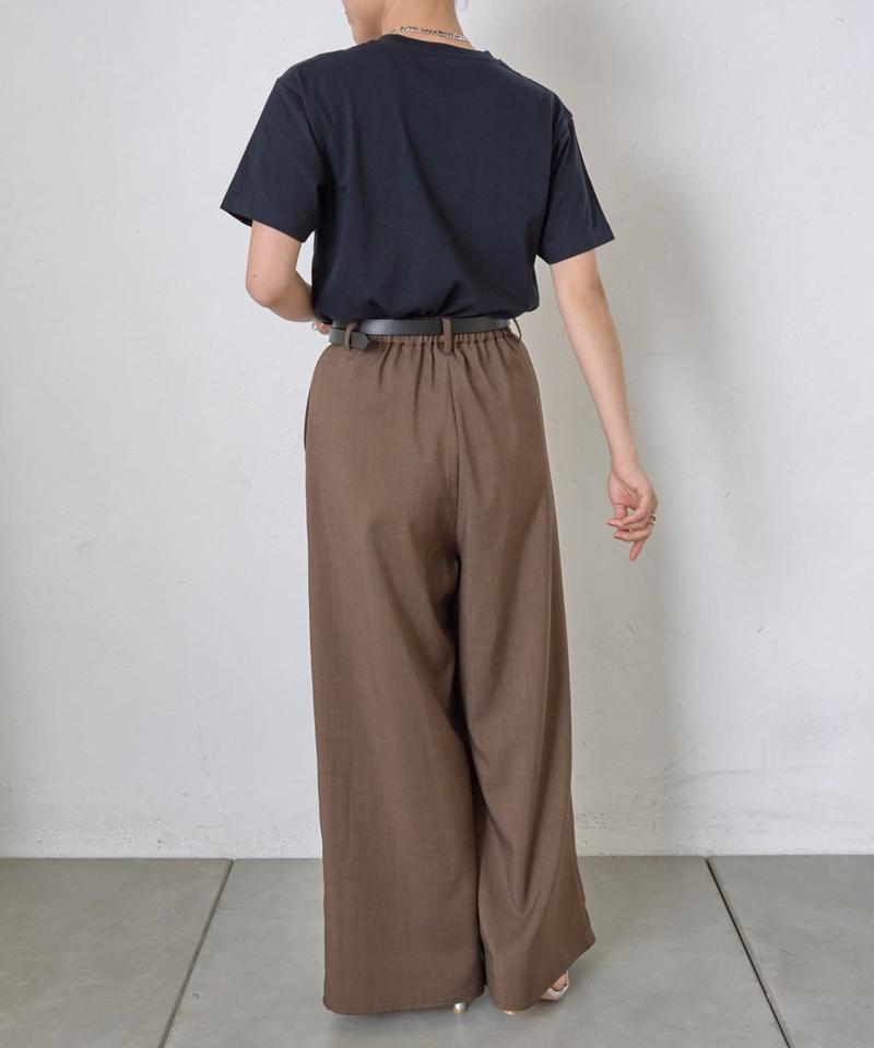 【動画あり/UNISEX/8色展開】ラウンドボディコットンTシャツ
