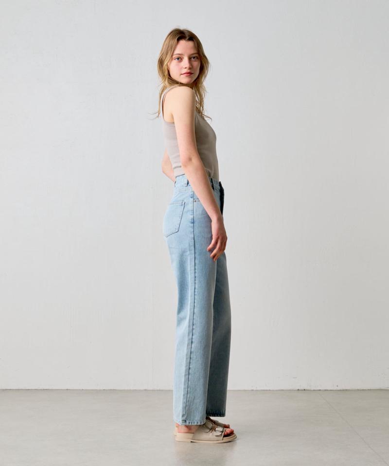 【BASIC LINE】スクエアネックリブタンクトップ