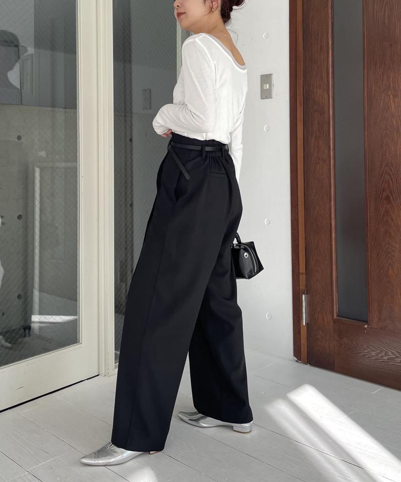 ベルトSETセンタータックパンツ
