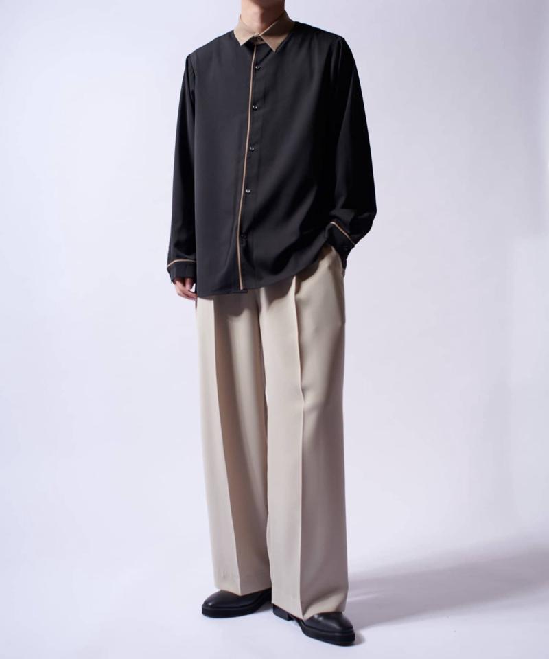 クレリックパイピングシャツ