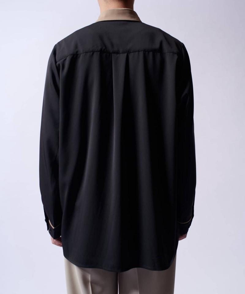 クレリックパイピングシャツ