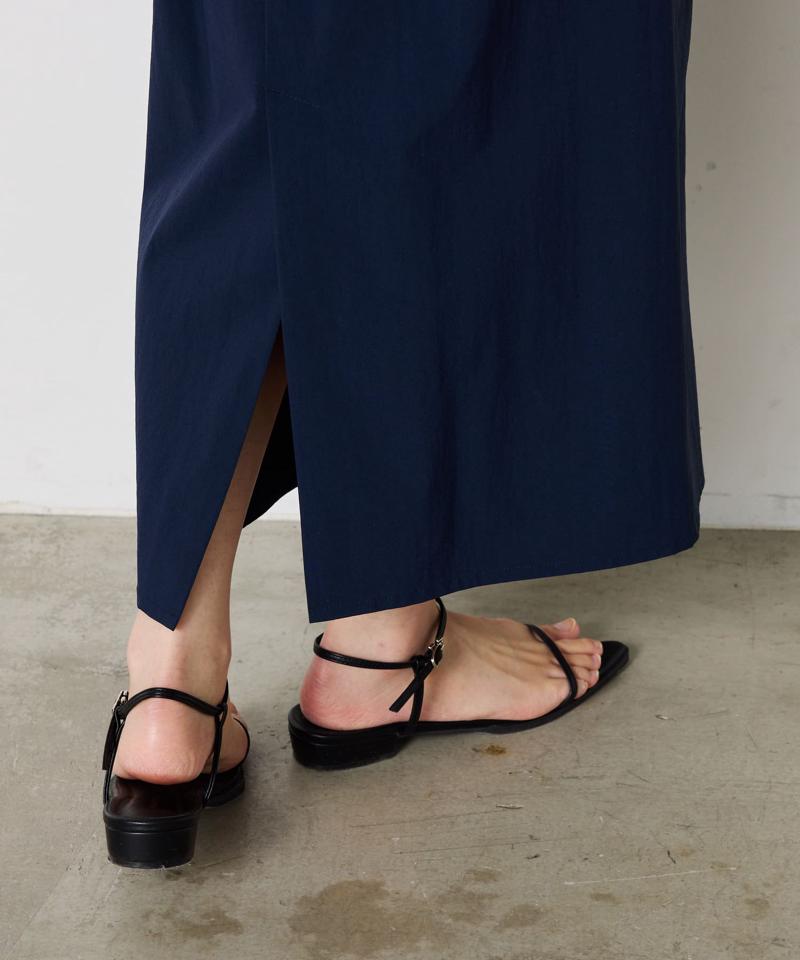 【2サイズ展開/伸縮性◎】ストレッチツイストスカート