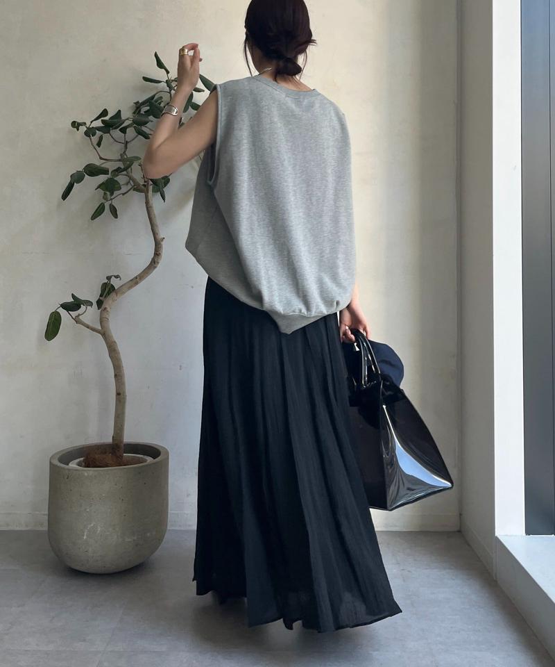 シアーパネルプリーツスカート