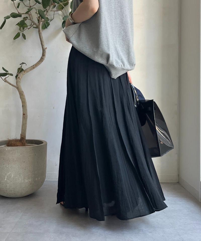 シアーパネルプリーツスカート