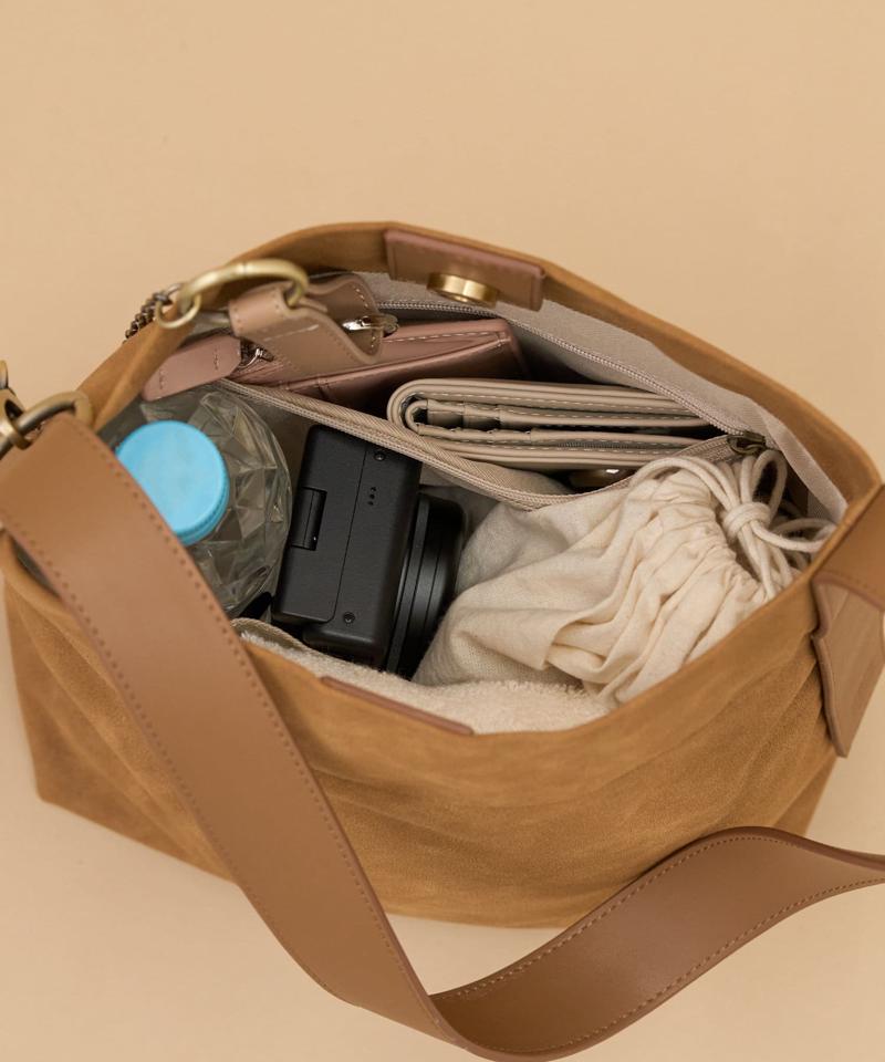 【Kolors like you】suede onehandle bag
