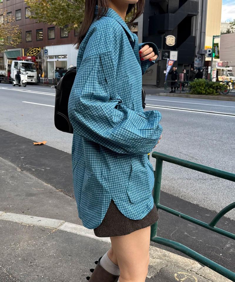 BIGポケットチェックシャツ