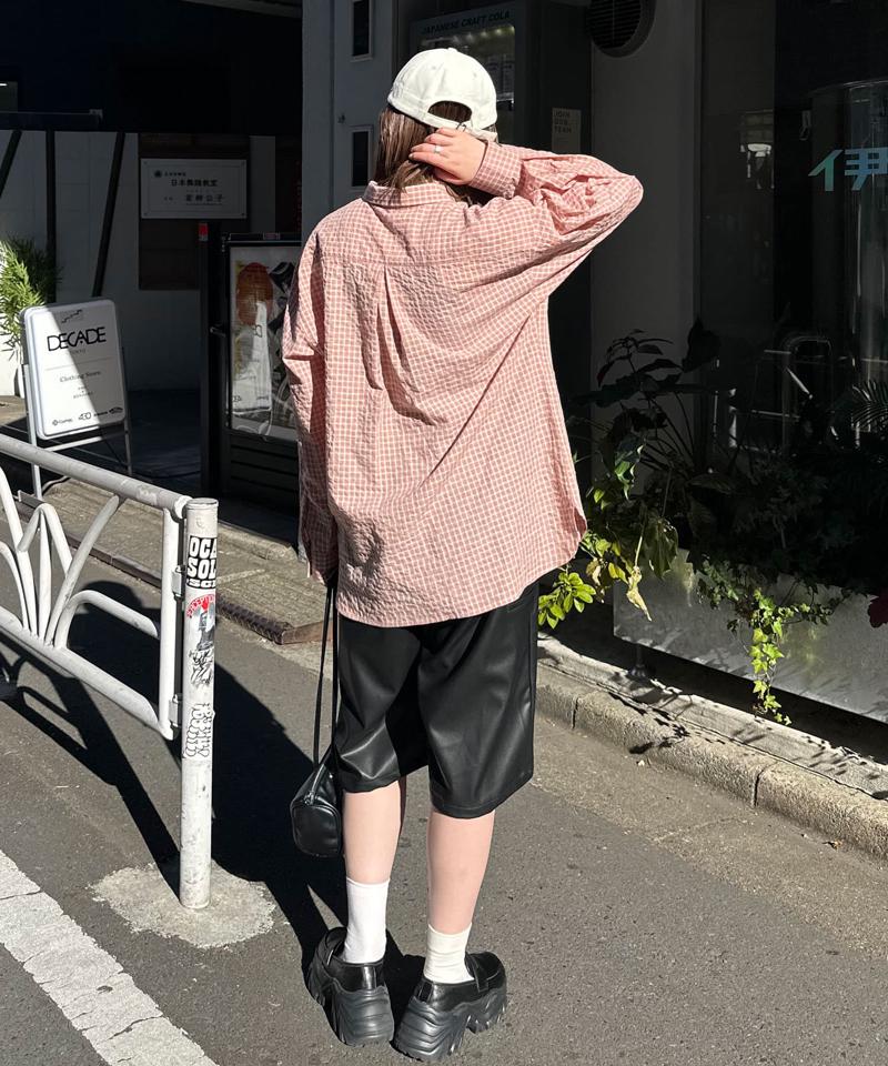BIGポケットチェックシャツ