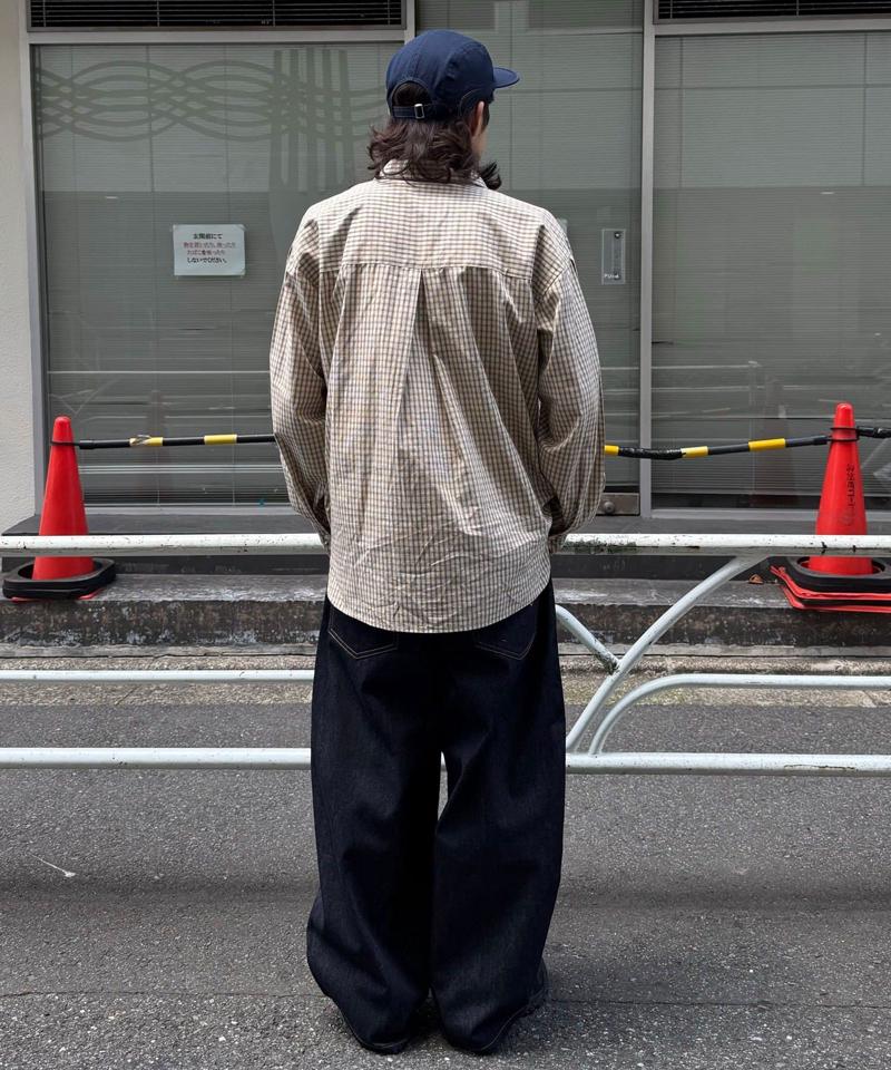 BIGポケットチェックシャツ