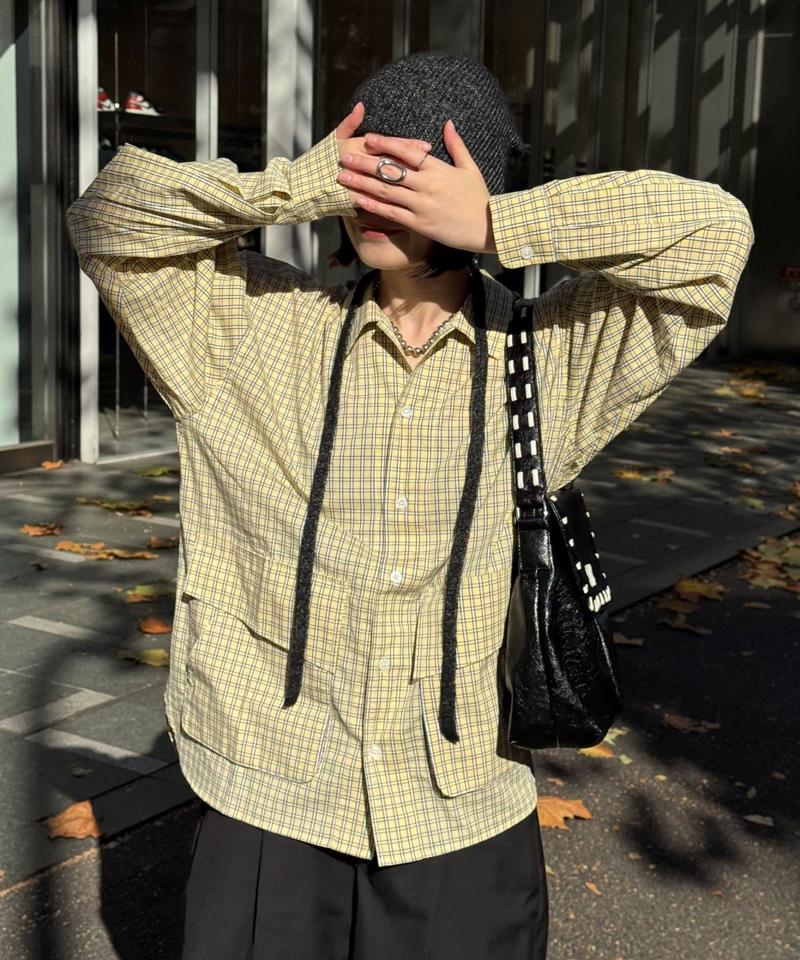 BIGポケットチェックシャツ