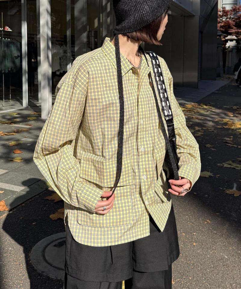 BIGポケットチェックシャツ