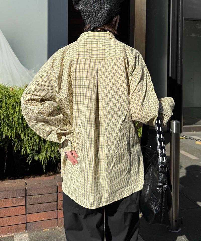 BIGポケットチェックシャツ