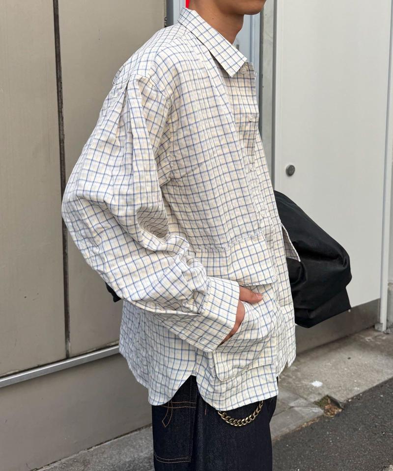 BIGポケットチェックシャツ