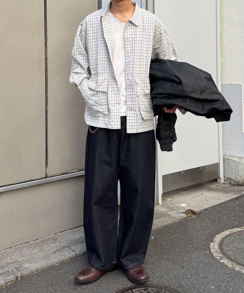 BIGポケットチェックシャツ