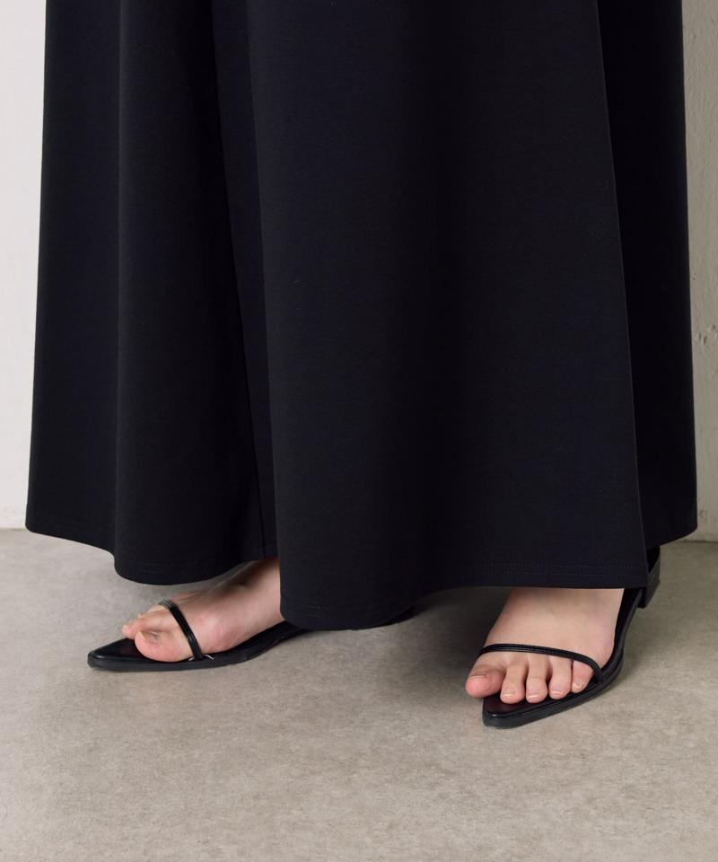 【楽チンワンピ】ランタンスリーブカットワンピース