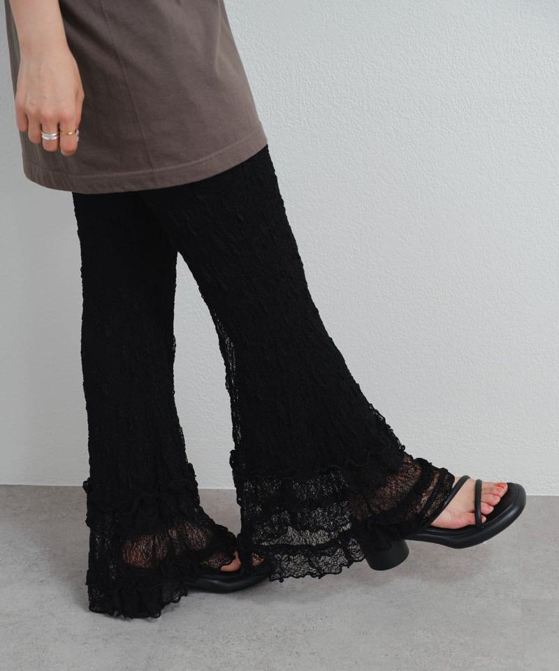 【再販売/新色追加】レースフリルパンツ