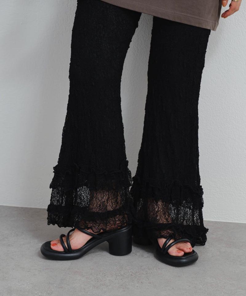 【再販売/新色追加】レースフリルパンツ