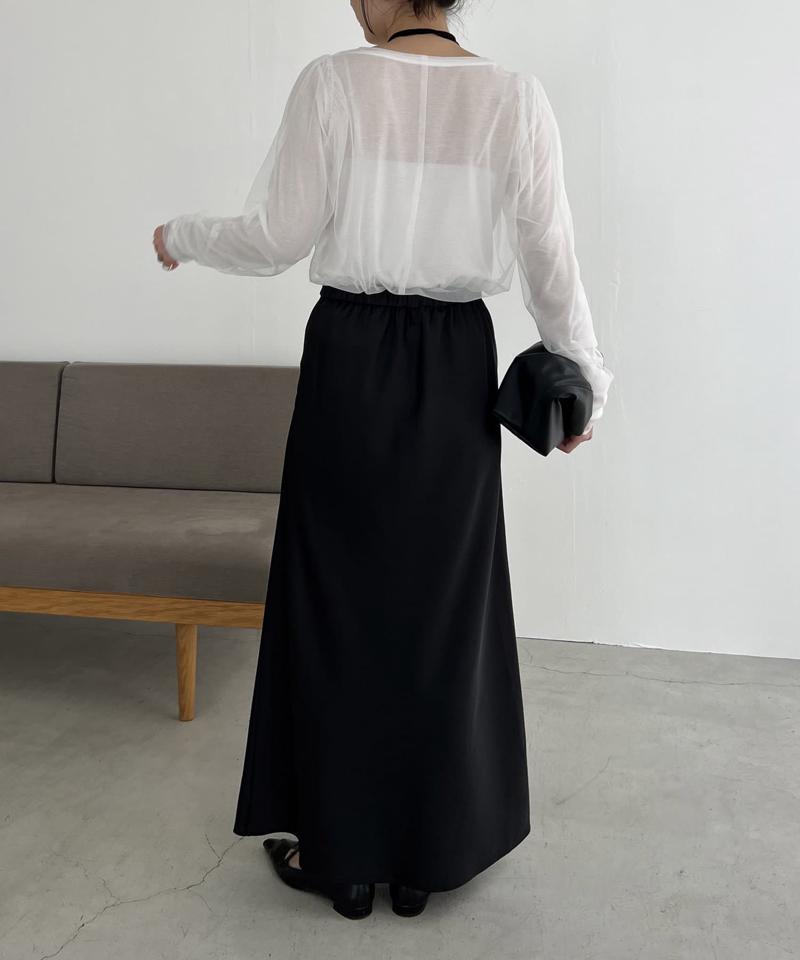 【サイズ展開あり・新色/ブラウン】バイアススカート