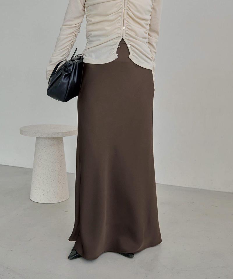 【サイズ展開あり・新色/ブラウン】バイアススカート