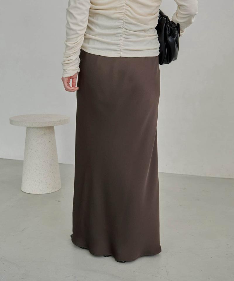 【サイズ展開あり・新色/ブラウン】バイアススカート