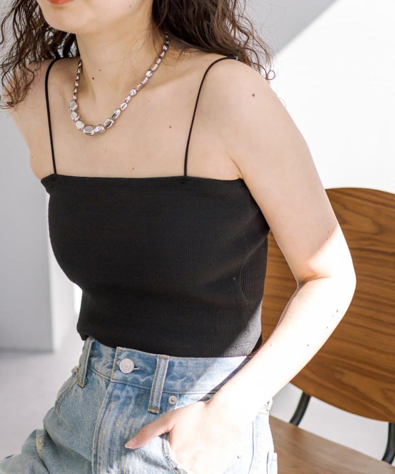 【万能インナー/嬉しい6色展開】パット付きショートキャミソール2